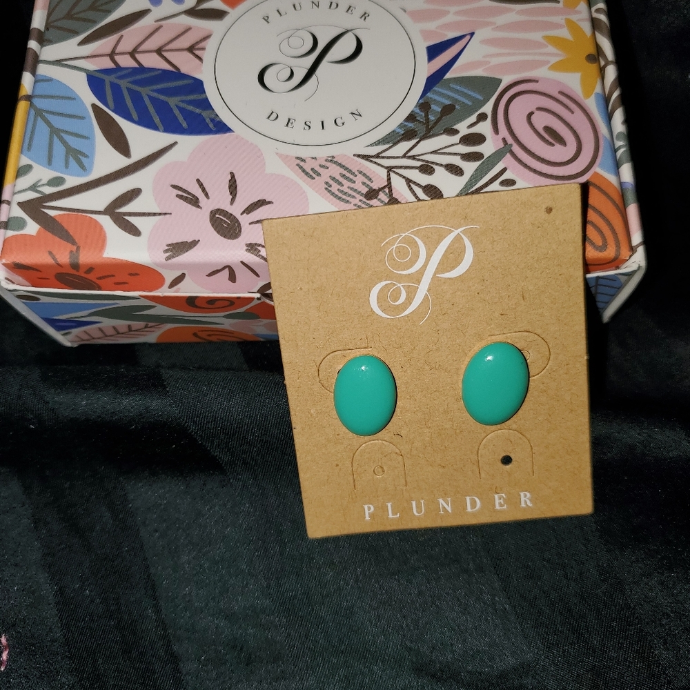 Turquoise ovals